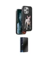 ieg™ iPhone 16 Pro Max Kılıf Nova Form Koleksiyonu - Siyah 3D Antistatik Hayalet Cam Ekran Koruyucu