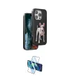 ieg™ iPhone 16 Pro Max Kılıf Nova Form Koleksiyonu - Siyah 3D Antistatik Seramik Nano Ekran Koruyucu