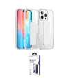 ieg™ iPhone 16 Pro Max Kılıf Nova Işık Koleksiyonu - Siyah Bilvis 3X AR Hayalet Cam Ekran Koruyucu