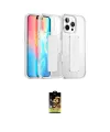 ieg™ iPhone 16 Pro Max Kılıf Nova Işık Koleksiyonu - Siyah Buffer Cam Ekran Koruyucu