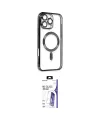 ieg™ iPhone 16 Pro Max Kılıf Nova Işık Özel Seri - Siyah Bilvis 3X AR HD Cam Ekran Koruyucu