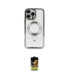 ieg™ iPhone 16 Pro Max Kılıf Nova Işık Özel Seri - Siyah Buffer Cam Ekran Koruyucu