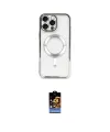 ieg™ iPhone 16 Pro Max Kılıf Nova Işık Özel Seri - Siyah Buffer Hayalet Cam Ekran Koruyucu