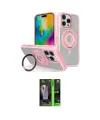 ieg™ iPhone 16 Pro Max Kılıf Nova Minimal Serisi - Şeffaf 360 Full Body Arka Koruyucu
