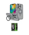 ieg™ iPhone 16 Pro Max Kılıf Nova Minimal Serisi - Şeffaf 360 Full Body Arka Koruyucu