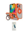 ieg™ iPhone 16 Pro Max Kılıf Nova Minimal Serisi - Şeffaf Pasifik Cam Ekran Koruyucu