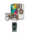 ieg™ iPhone 16 Pro Max Kılıf Nova Minimal Serisi - Siyah 360 Mat Full Body Arka Koruyucu
