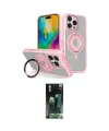 ieg™ iPhone 16 Pro Max Kılıf Nova Minimal Serisi - Siyah 360 Mat Full Body Arka Koruyucu