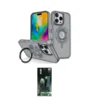 ieg™ iPhone 16 Pro Max Kılıf Nova Minimal Serisi - Siyah 360 Mat Full Body Arka Koruyucu