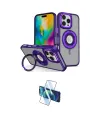 ieg™ iPhone 16 Pro Max Kılıf Nova Minimal Serisi - Siyah 3D Antistatik Seramik Nano Ekran Koruyucu