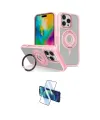 ieg™ iPhone 16 Pro Max Kılıf Nova Minimal Serisi - Siyah 3D Antistatik Seramik Nano Ekran Koruyucu