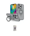 ieg™ iPhone 16 Pro Max Kılıf Nova Minimal Serisi - Siyah Bilvis 3D Cam Ekran Koruyucu