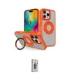ieg™ iPhone 16 Pro Max Kılıf Nova Minimal Serisi - Siyah Bilvis 3D Cam Ekran Koruyucu
