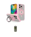 ieg™ iPhone 16 Pro Max Kılıf Nova Minimal Serisi - Siyah Joko Magic 5D Hayalet Cam