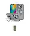 ieg™ iPhone 16 Pro Max Kılıf Nova Minimal Serisi - Siyah Joko Magic 5D Hayalet Cam