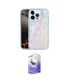 ieg™ iPhone 16 Pro Max Kılıf Odak Prime - Siyah Bilvis 5in1 5D Magic Hayalet Cam Ekran Koruyucu
