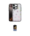 ieg™ iPhone 16 Pro Max Kılıf Odak Prime - Siyah Buffer Hayalet Cam Ekran Koruyucu
