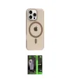 ieg™ iPhone 16 Pro Max Kılıf Pusula Form Özel Seri - Şeffaf 360 Full Body Arka Koruyucu