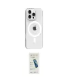 ieg™ iPhone 16 Pro Max Kılıf Pusula Form Özel Seri - Şeffaf Pasifik Cam Ekran Koruyucu