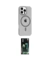ieg™ iPhone 16 Pro Max Kılıf Pusula Form Özel Seri - Siyah 360 Mat Full Body Arka Koruyucu