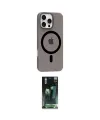 ieg™ iPhone 16 Pro Max Kılıf Pusula Form Özel Seri - Siyah 360 Mat Full Body Arka Koruyucu