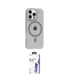 ieg™ iPhone 16 Pro Max Kılıf Pusula Form Özel Seri - Siyah Bilvis 3X AR HD Cam Ekran Koruyucu