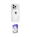 ieg™ iPhone 16 Pro Max Kılıf Pusula Form Özel Seri - Siyah Bilvis 5in1 3D Magic Cam Ekran Koruyucu