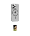 ieg™ iPhone 16 Pro Max Kılıf Pusula Form Özel Seri - Siyah Buffer Cam Ekran Koruyucu