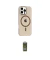 ieg™ iPhone 16 Pro Max Kılıf Pusula Form Özel Seri - Siyah Joko Magic 5D Hayalet Cam