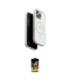 ieg™ iPhone 16 Pro Max Kılıf Pusula Form Serisi - Siyah Buffer Cam Ekran Koruyucu