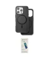 ieg™ iPhone 16 Pro Max Kılıf Pusula Işık Koleksiyonu - Şeffaf Pasifik Cam Ekran Koruyucu
