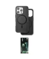 ieg™ iPhone 16 Pro Max Kılıf Pusula Işık Koleksiyonu - Siyah 360 Mat Full Body Arka Koruyucu
