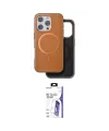 ieg™ iPhone 16 Pro Max Kılıf Pusula Işık Koleksiyonu - Siyah Bilvis 3X AR HD Cam Ekran Koruyucu