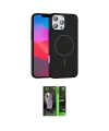 ieg™ iPhone 16 Pro Max Kılıf Siluet Doku Özel Seri - Şeffaf 360 Full Body Arka Koruyucu