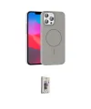 ieg™ iPhone 16 Pro Max Kılıf Siluet Doku Özel Seri - Siyah Bilvis 3D Cam Ekran Koruyucu