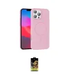 ieg™ iPhone 16 Pro Max Kılıf Siluet Doku Özel Seri - Siyah Buffer Cam Ekran Koruyucu