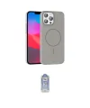 ieg™ iPhone 16 Pro Max Kılıf Siluet Doku Özel Seri - Siyah Joko Magic 5D Cam