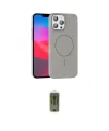 ieg™ iPhone 16 Pro Max Kılıf Siluet Doku Özel Seri - Siyah Joko Magic 5D Hayalet Cam