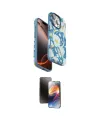ieg™ iPhone 16 Pro Max Kılıf Siluet Doku - Siyah 3D Antistatik Mat Seramik Nano Ekran Koruyucu
