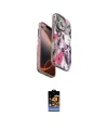 ieg™ iPhone 16 Pro Max Kılıf Siluet Doku - Siyah Buffer Hayalet Cam Ekran Koruyucu