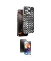 ieg™ iPhone 16 Pro Max Kılıf Siluet Form Serisi - Siyah 3D Antistatik Mat Seramik Nano Ekran Koruyucu
