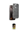 ieg™ iPhone 16 Pro Max Kılıf Siluet Form Serisi - Siyah Buffer Cam Ekran Koruyucu