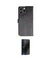 ieg™ iPhone 16 Pro Max Kılıf Siluet Işık Serisi - Siyah 3D Antistatik Hayalet Cam Ekran Koruyucu