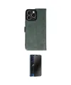ieg™ iPhone 16 Pro Max Kılıf Siluet Işık Serisi - Siyah 3D Antistatik Hayalet Cam Ekran Koruyucu