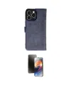 ieg™ iPhone 16 Pro Max Kılıf Siluet Işık Serisi - Siyah 3D Antistatik Mat Seramik Nano Ekran Koruyucu