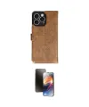 ieg™ iPhone 16 Pro Max Kılıf Siluet Işık Serisi - Siyah 3D Antistatik Mat Seramik Nano Ekran Koruyucu