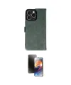 ieg™ iPhone 16 Pro Max Kılıf Siluet Işık Serisi - Siyah 3D Antistatik Mat Seramik Nano Ekran Koruyucu