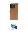 ieg™ iPhone 16 Pro Max Kılıf Siluet Işık Serisi - Siyah 3D Antistatik Seramik Nano Ekran Koruyucu
