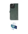ieg™ iPhone 16 Pro Max Kılıf Siluet Işık Serisi - Siyah 3D Antistatik Seramik Nano Ekran Koruyucu