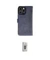ieg™ iPhone 16 Pro Max Kılıf Siluet Işık Serisi - Siyah Bilvis 3D Cam Ekran Koruyucu